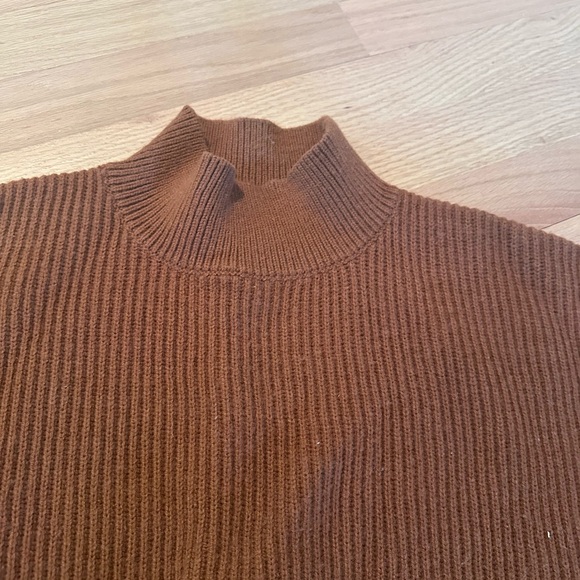 Rhythm Brown Turtleneck Sweater - Picture 3 of 5